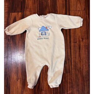 Carters Puppy Dog Emu Namae Romper Yellow Y2K Going Home 6-9 Months Carter’s‎